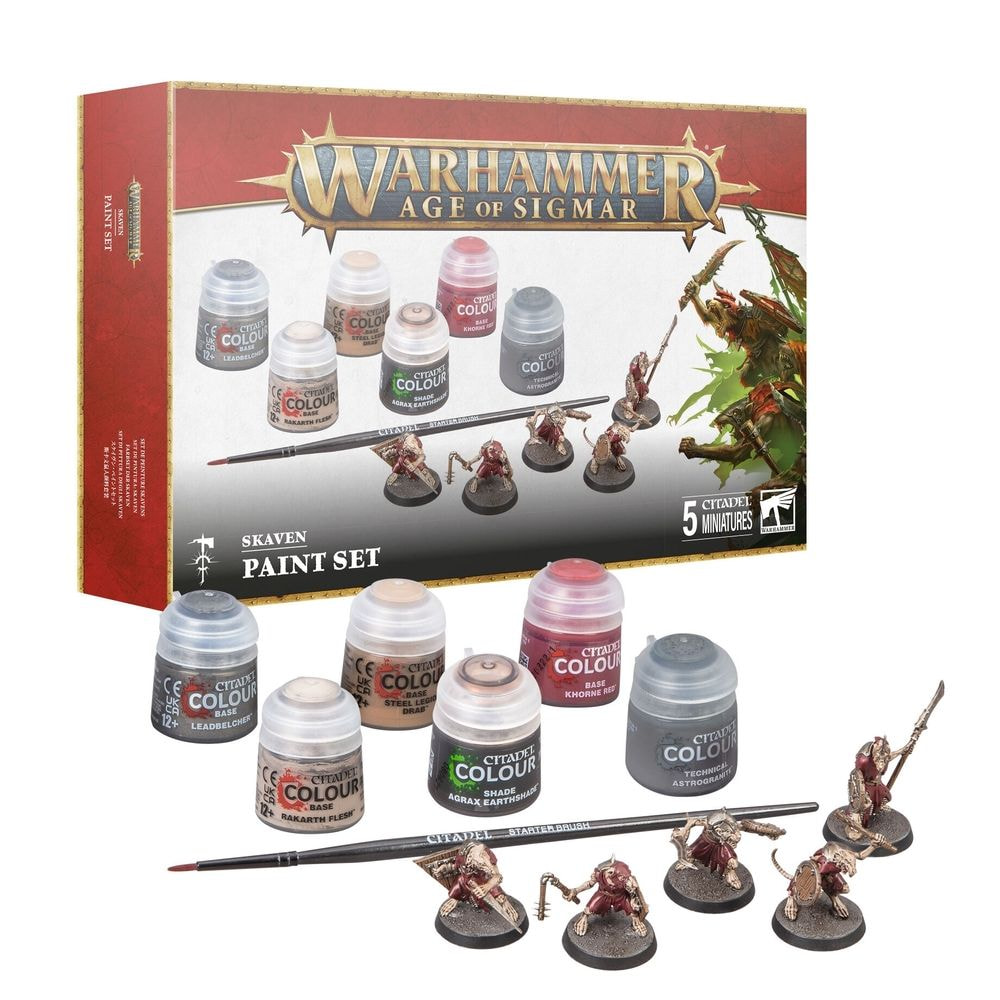 AOS SKAVEN + PAINT SET ENG/SPA/PORT/LAT