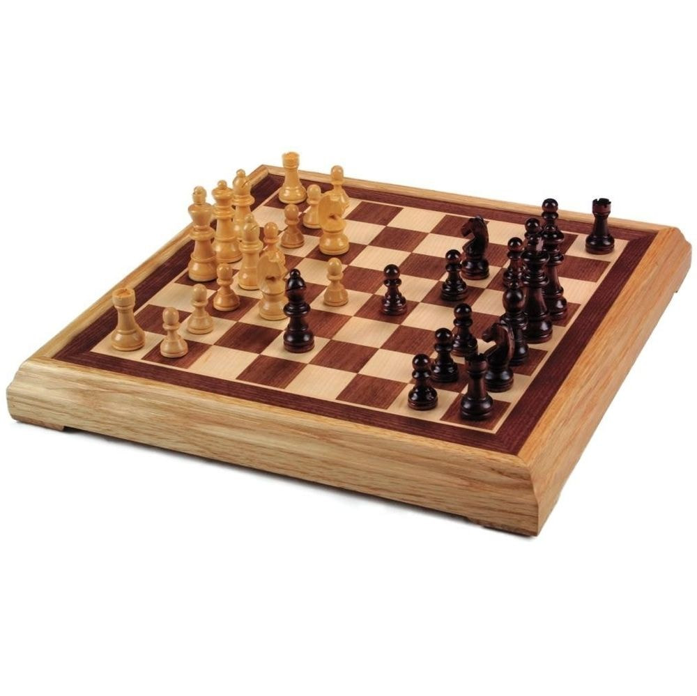 Chess-Set inlaid 40 cm.incl pieces