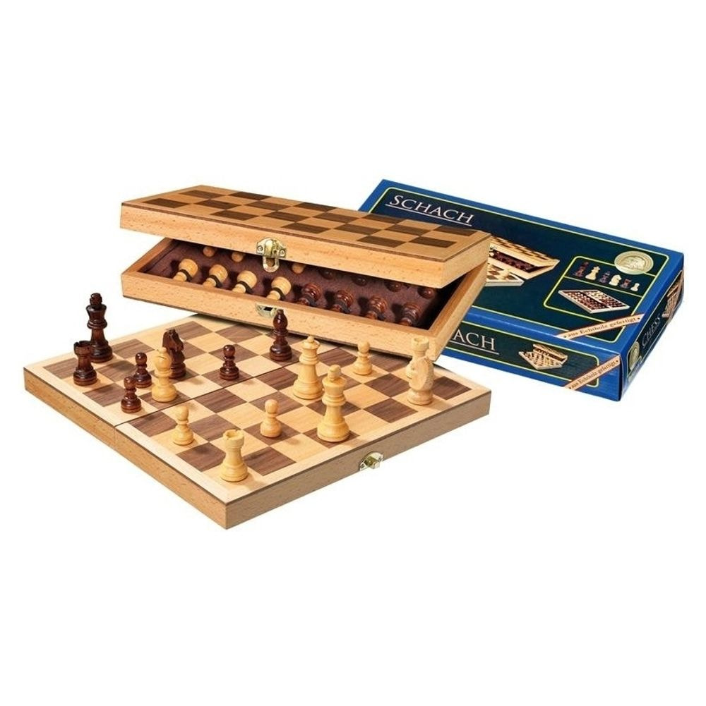 Chess fold.cass. 2708, 29cm. inlaid.