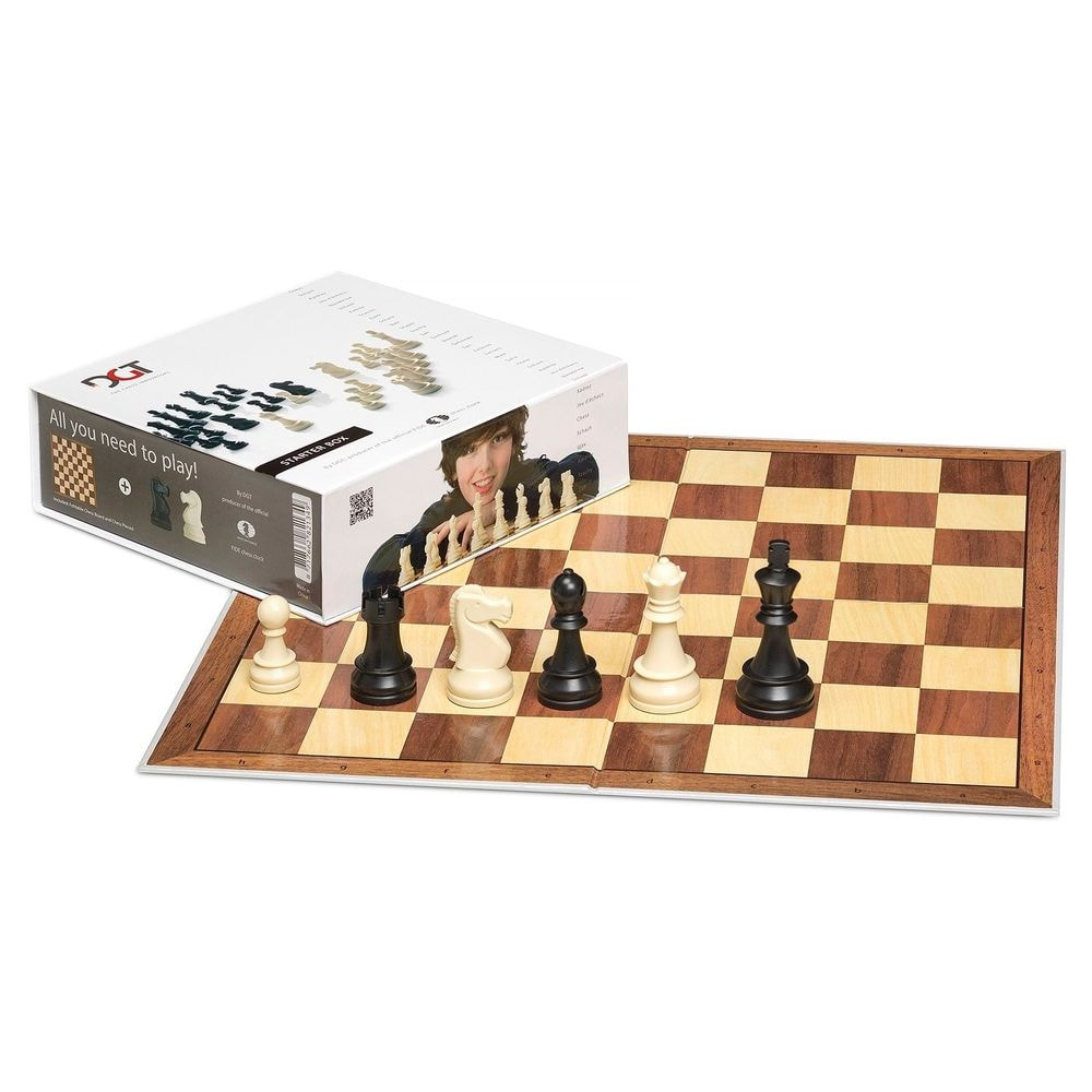 Chess-Set DGT Grey box board/pieces