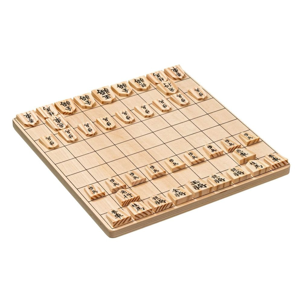 Shogi Japanes Chess 3297 wood 26x26x1,2 cm