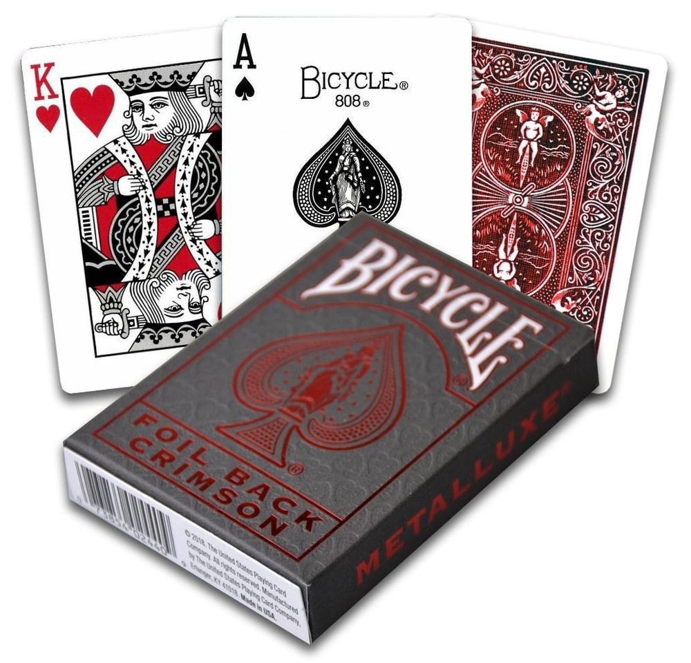 Poker cards Metallux Red
