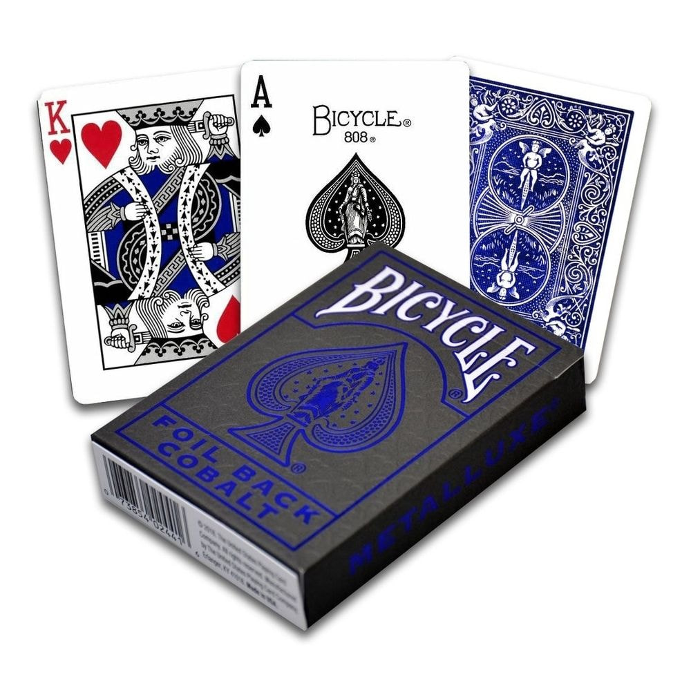 Poker cards Metallux Blue