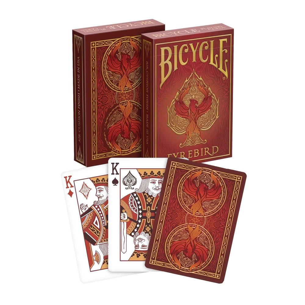 Poker cards Bicycle, Fyrebird Deck