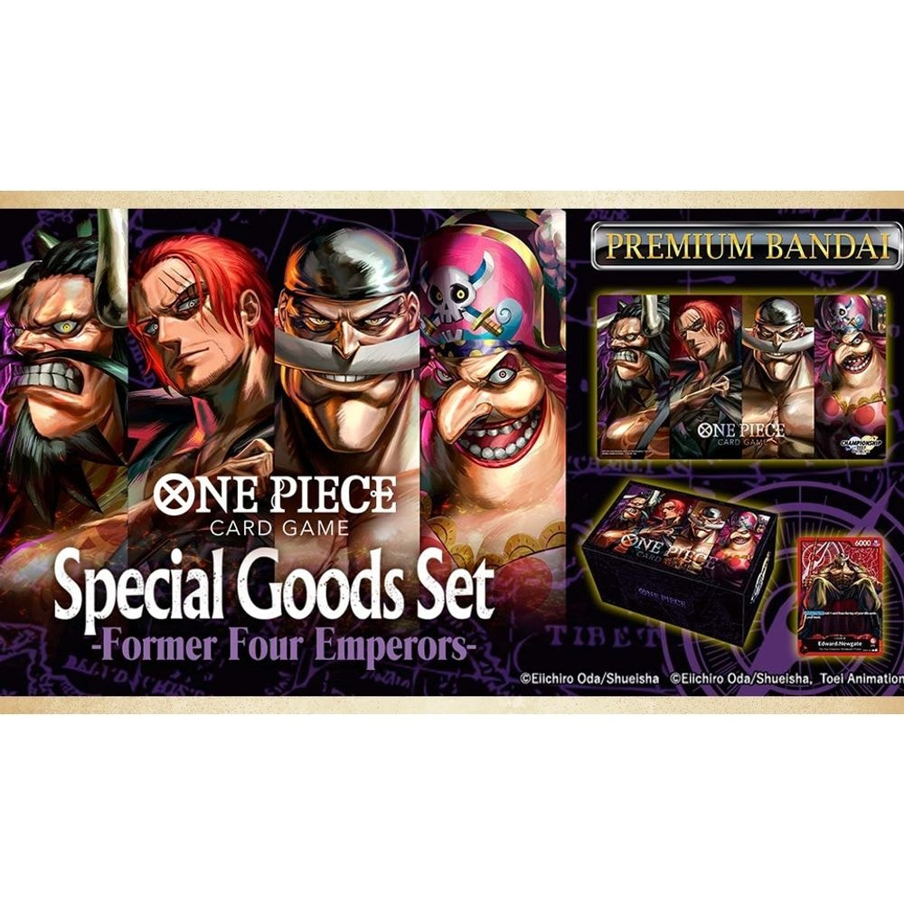One Piece TCG PREMIUM BANDAI: Special Goods Set -Former Four Emperors-