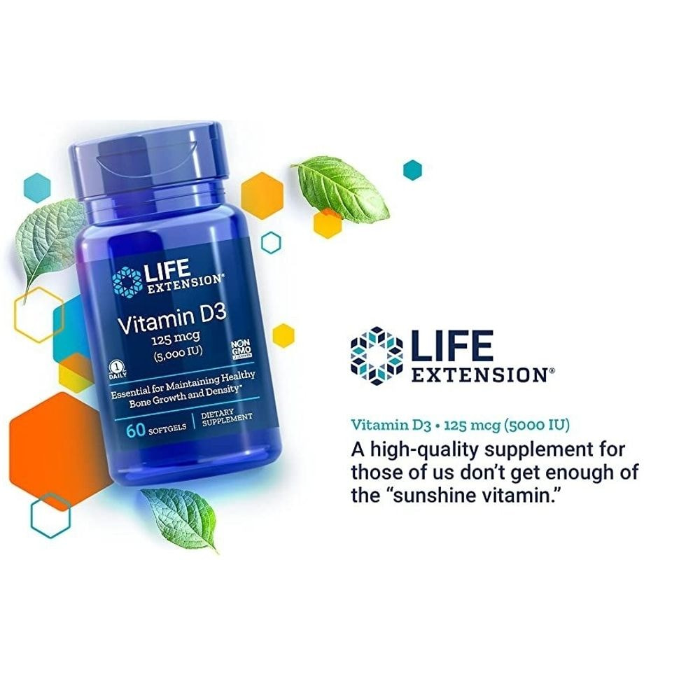 Life Extension Vitamin D3 250 gel capsules