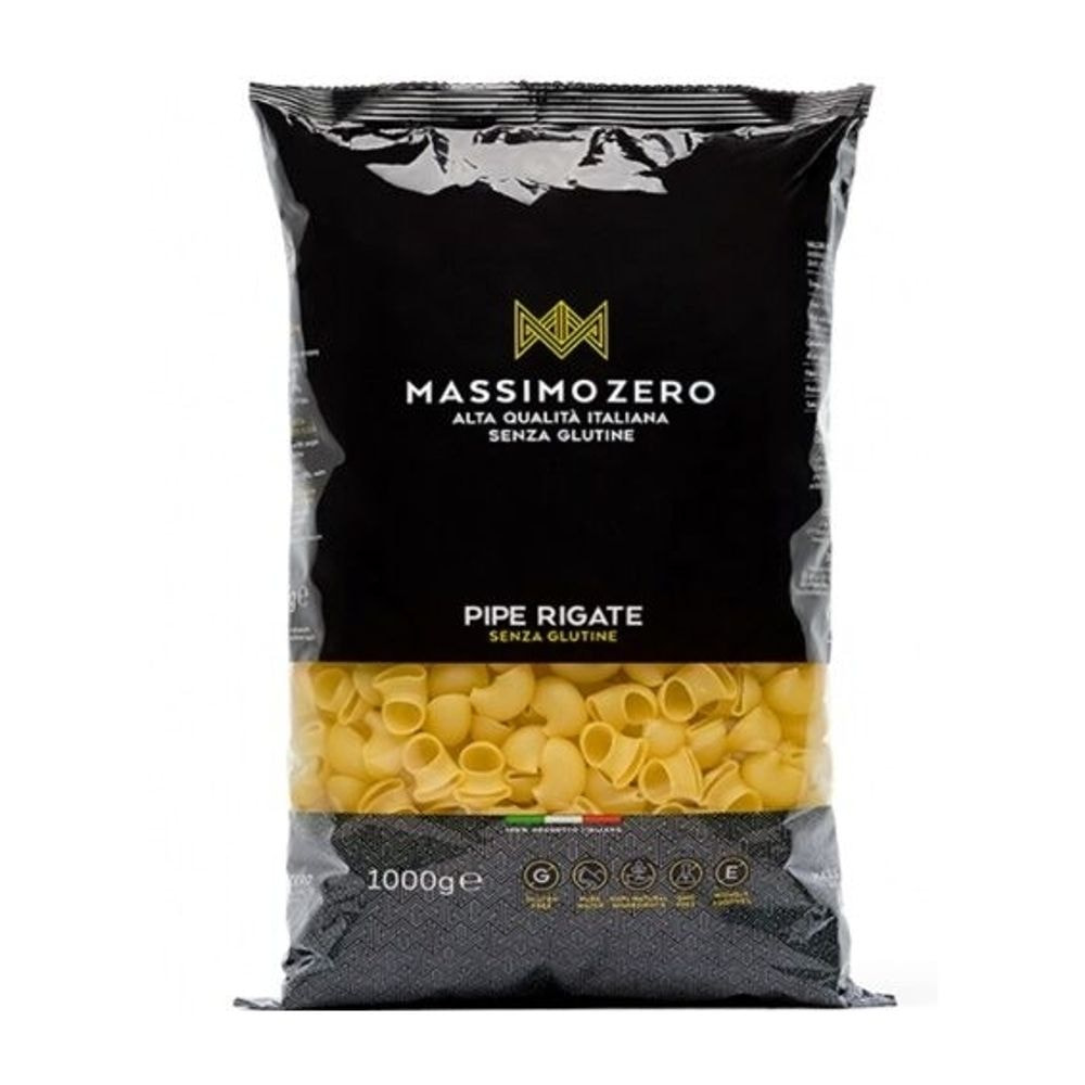 MASSIMO ZERO TESTENINE POLŽKI (PIPE RIGATE), 1 kg