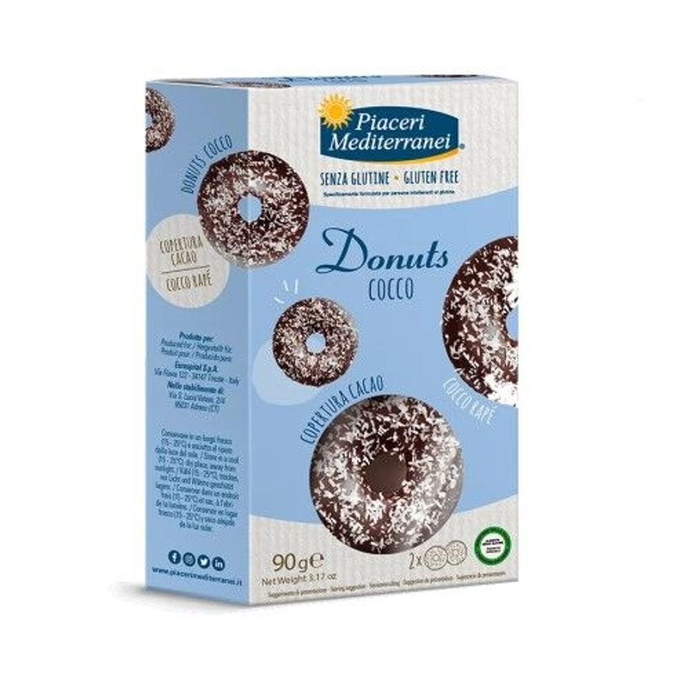 PIACERI MEDITERRANEI DONUTS KOKOS, (2 x 45 g) 90 g