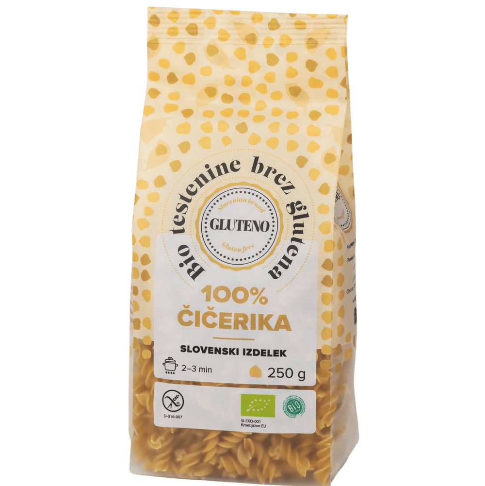 GLUTENO TESTENINE ČIČERIKA, BIO, 250g