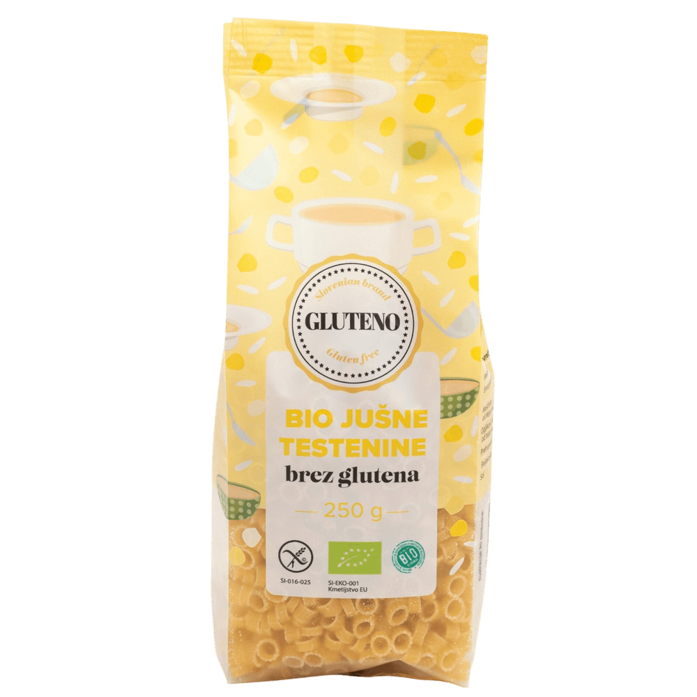 GLUTENO JUŠNE TESTENINE, BIO, 250g