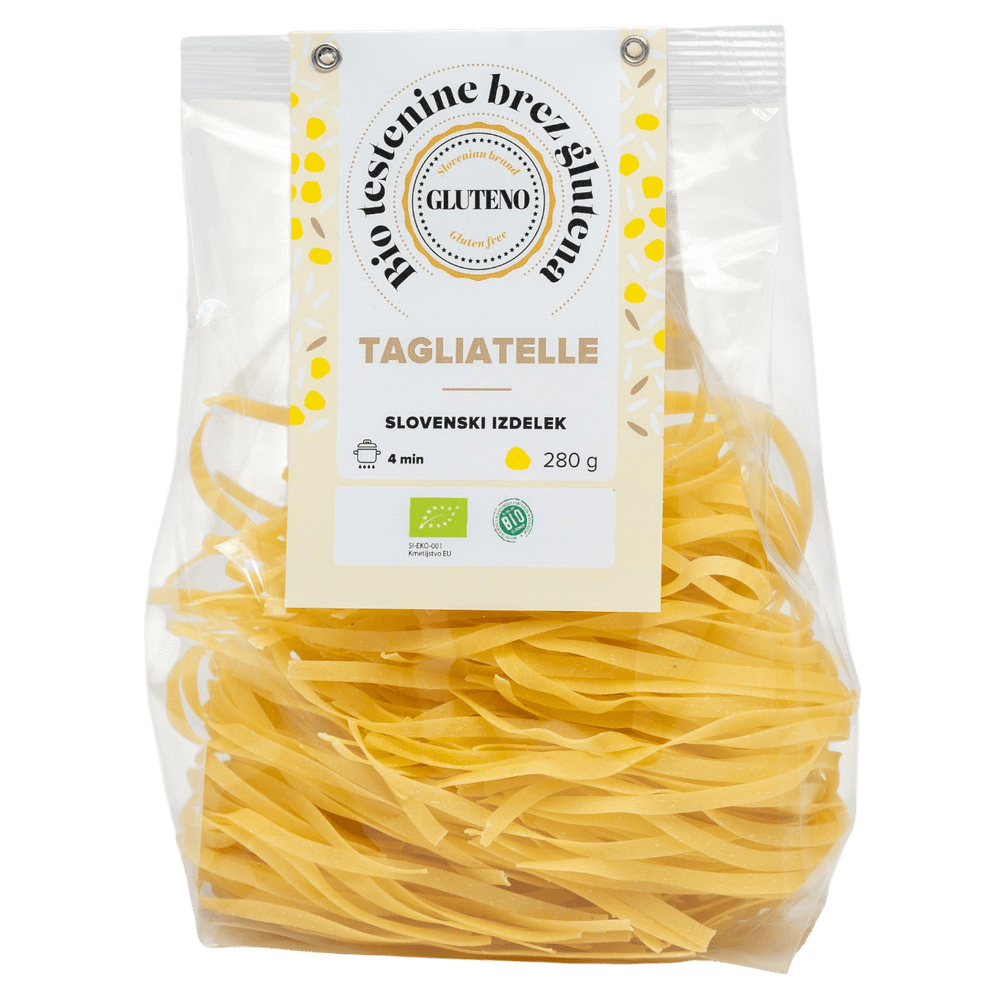 GLUTENO TESTENINE TAGLIATELLE, BIO, 280g