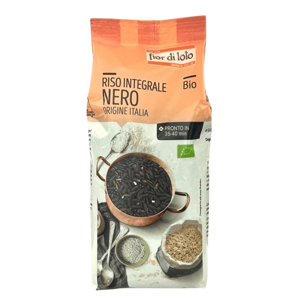 FIOR DI LOTO POLNOZRNAT ČRNI RIŽ, BIO, 500 g