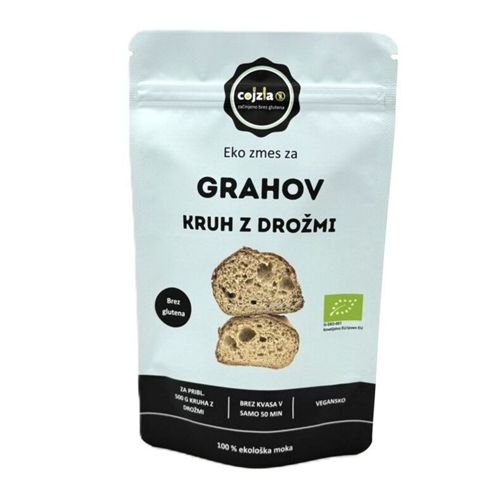 COJZLA EKOLOŠKA ZMES ZA GRAHOV KRUH Z DROŽMI, 250 g COJZLA EKOLOŠKA ZMES ZA GRAHOV KRUH Z DROŽMI, 250 g