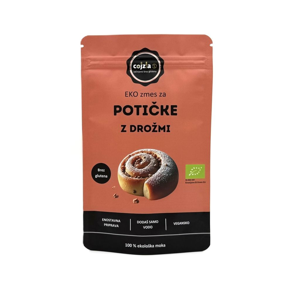 COJZLA EKOLOŠKA ZMES ZA POTIČKE Z DROŽMI, 250 g COJZLA EKOLOŠKA ZMES ZA POTIČKE Z DROŽMI, 250 g