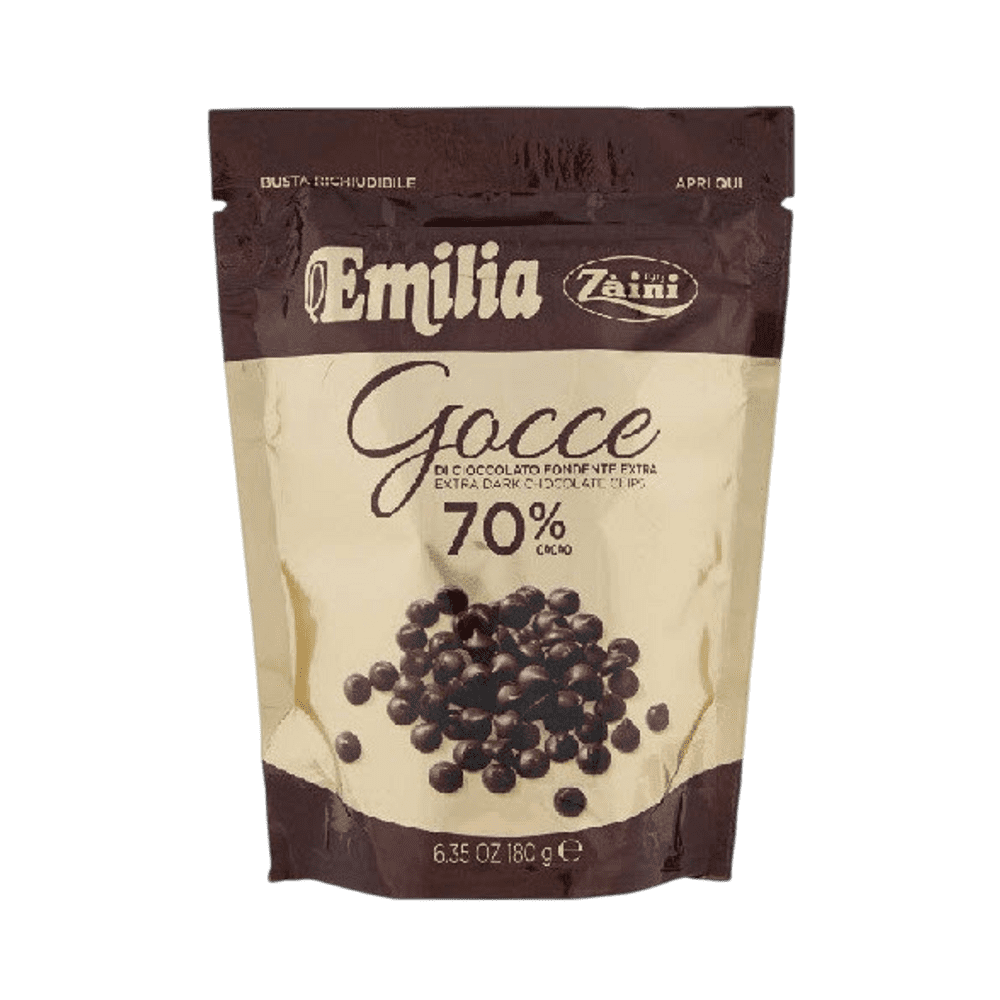 EMILIA ČOKOLADNI DROBCI TEMNI, 140 g