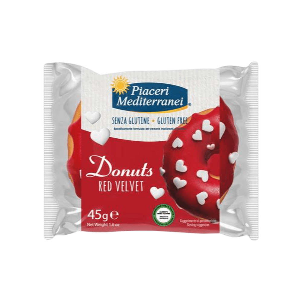 PIACERI MEDITERRANEI DONUT RED VELVET - MONOPORCIJA, 45 g