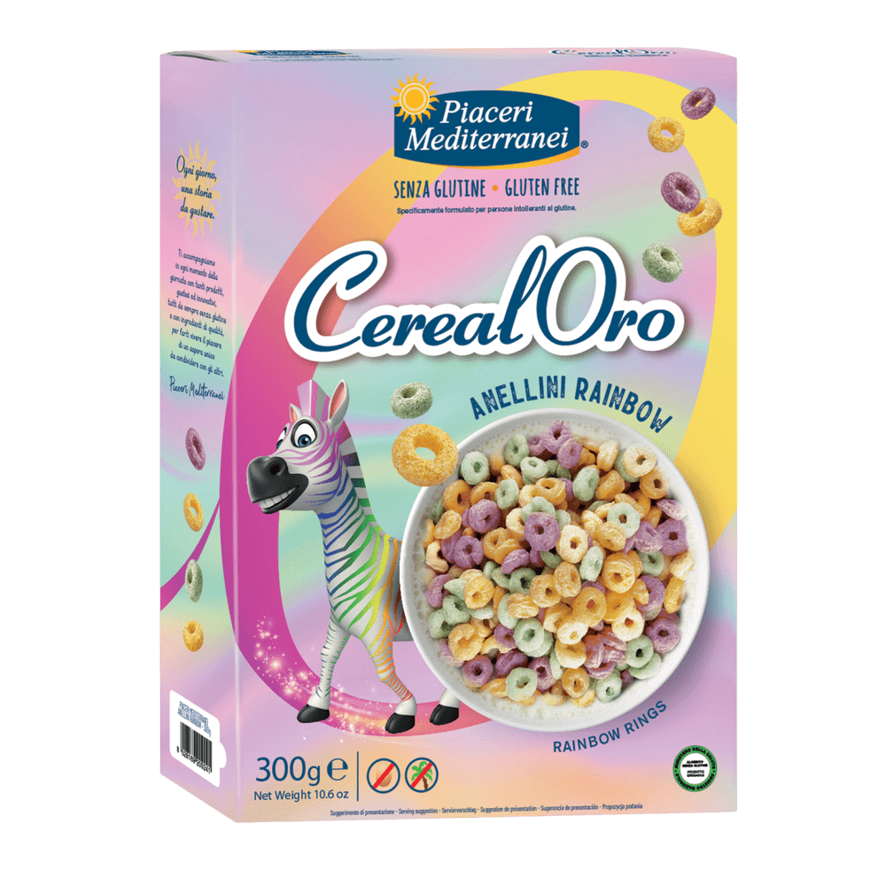 PIACERI MEDITERRANEI KOSMIČI MAVRIČNI OBROČKI, 300 g