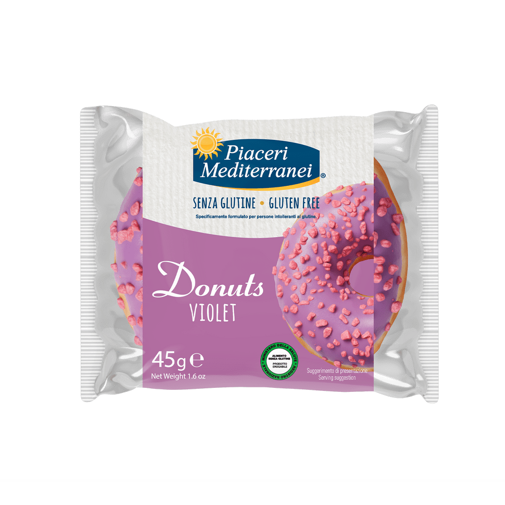PIACERI MEDITERRANEI DONUT VIOLET - MONOPORCIJA, 45 g