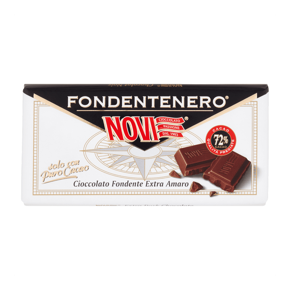 NOVI EKSTRA TEMNA ČOKOLADA Z 72 % KAKAVA, 100 G