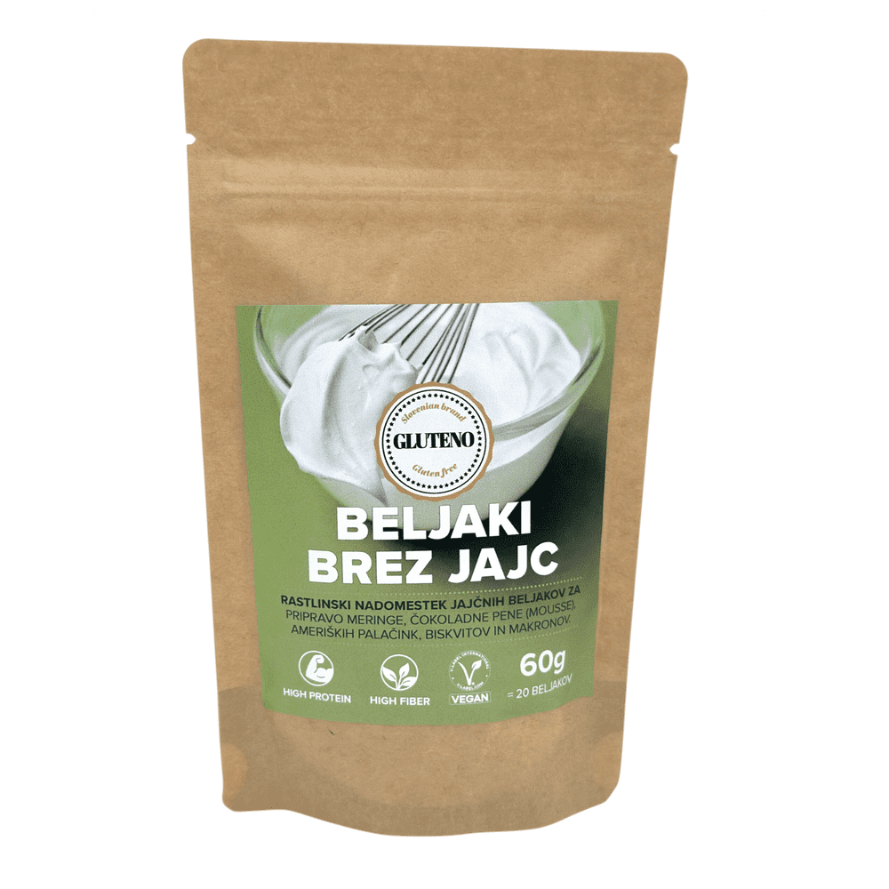 GLUTENO BELJAKI BREZ JAJC, 60g GLUTENO BELJAKI BREZ JAJC, 60g
