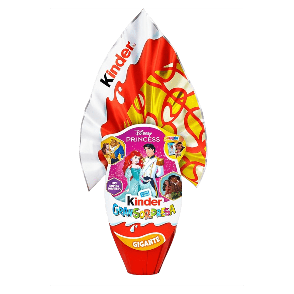 FERRERO KINDER VELIKONOČNO JAJCE GIGANTE PRINCESKA Z DVOJNIM PRESENEČENJEM, 320 g