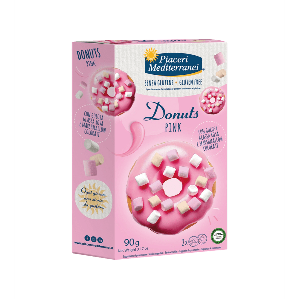 PIACERI MEDITERRANEI DONUTS ROZA, (2 x 45 g) 90 g