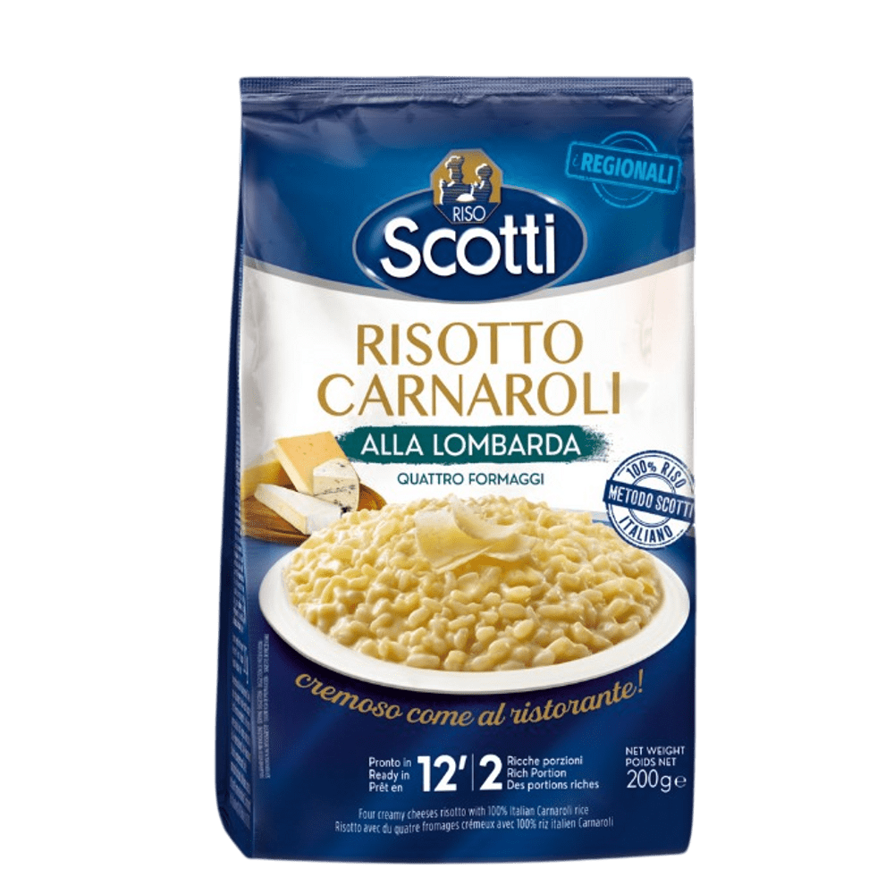 SCOTTI RIŽOTA S ŠTIRIMI SIRI (PO LOMBARDIJSKO), 200 g 