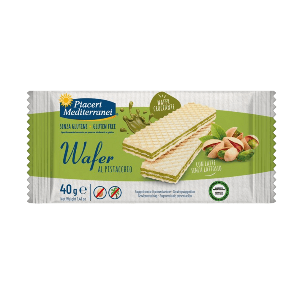 PIACERI MEDITERRANEI NAPOLITANKE S PISTACIJO, 40 g PIACERI MEDITERRANEI NAPOLITANKE S PISTACIJO, 40 g