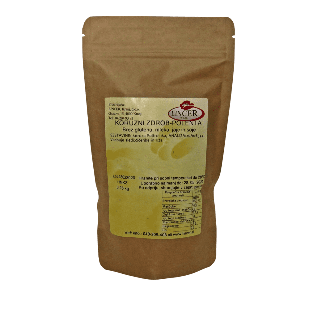 LINCER KORUZNI ZDROB ZA POLENTO, 500 g LINCER KORUZNI ZDROB ZA POLENTO, 500 g