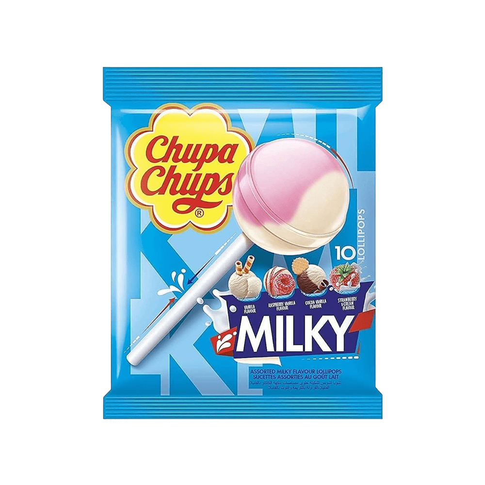 CHUPA CHUPS LIZIKE MILKY, (10 kosov), 120 g