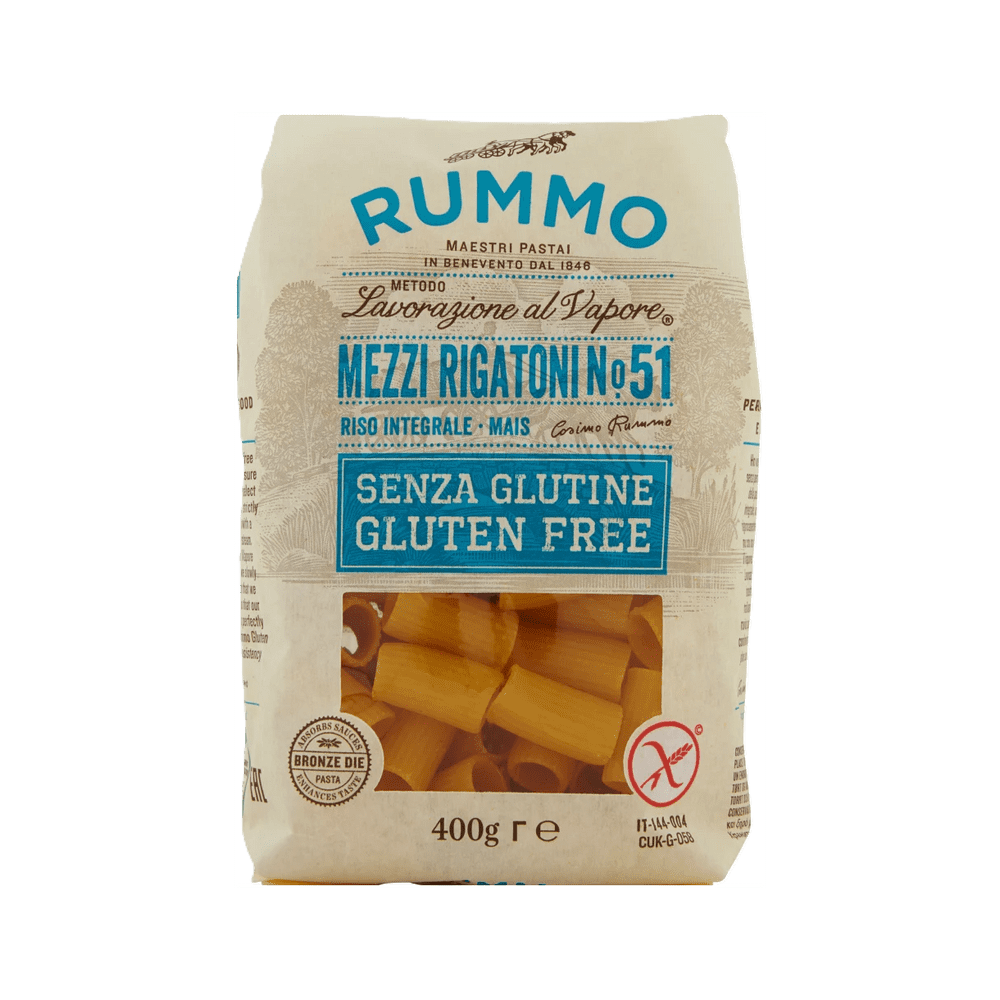 RUMMO TESTENINE MEZZI RIGATONI , 400 g