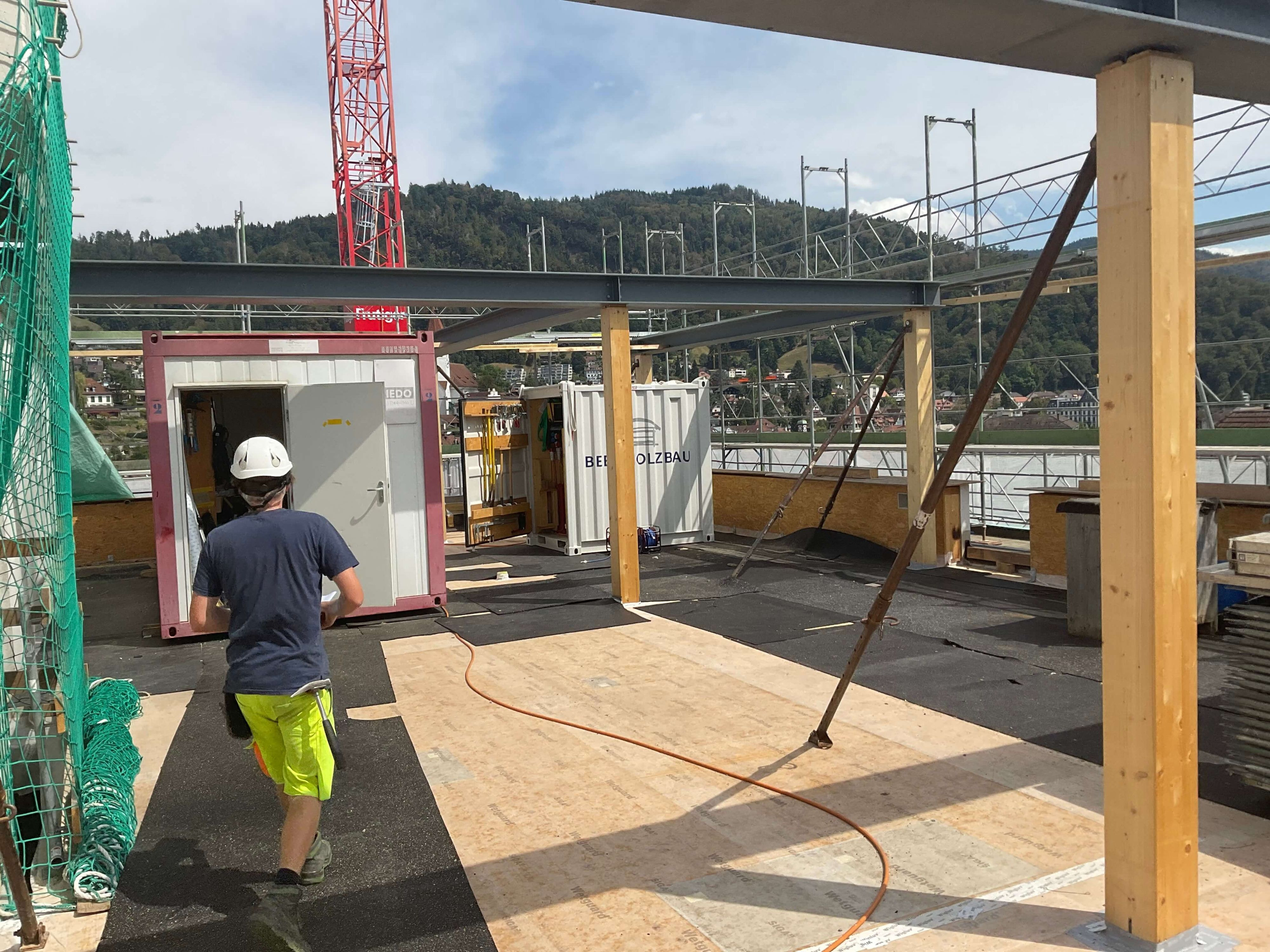 Baustelle, August 2026