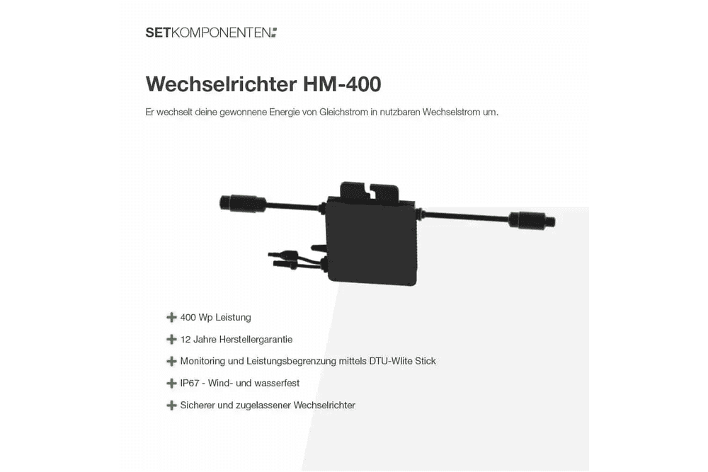 Balcony Power Plant Flex 400-400 – Flexible, efficient and environmentally friendly