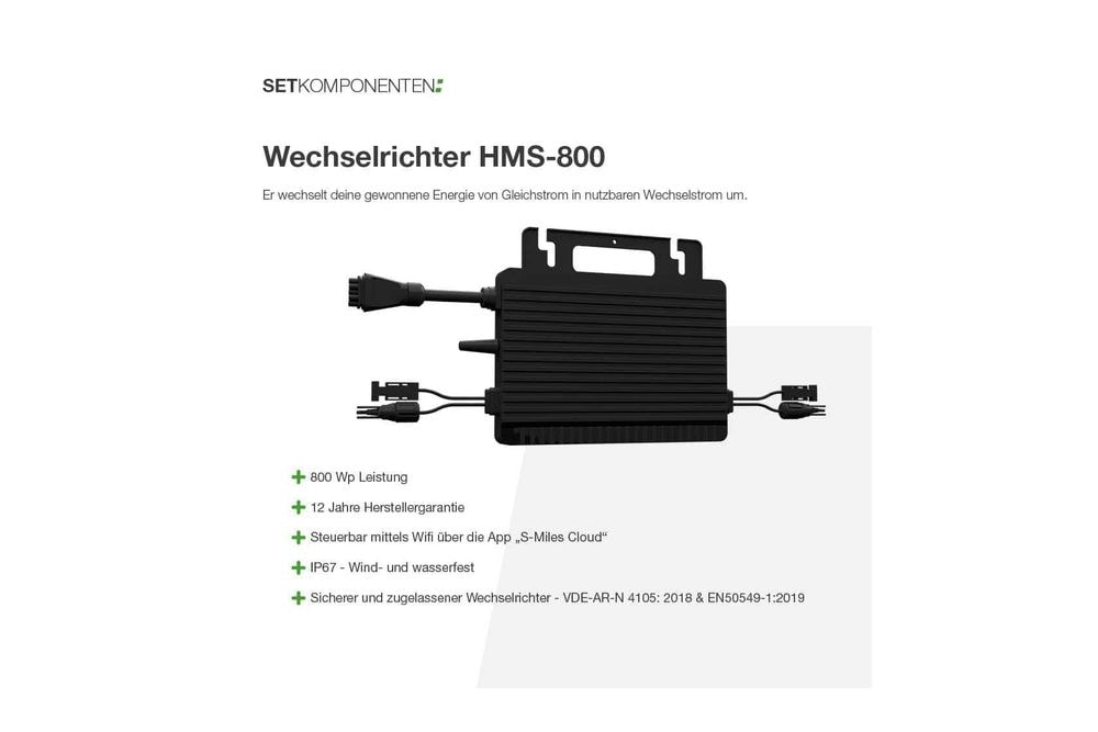 Hoymiles Balkonkraftwerk 940/800 Basic -