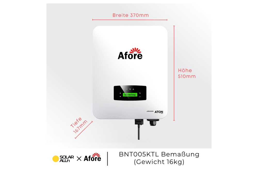 5kW solar systems 5kW Afore + 5kWh FFD High Voltage