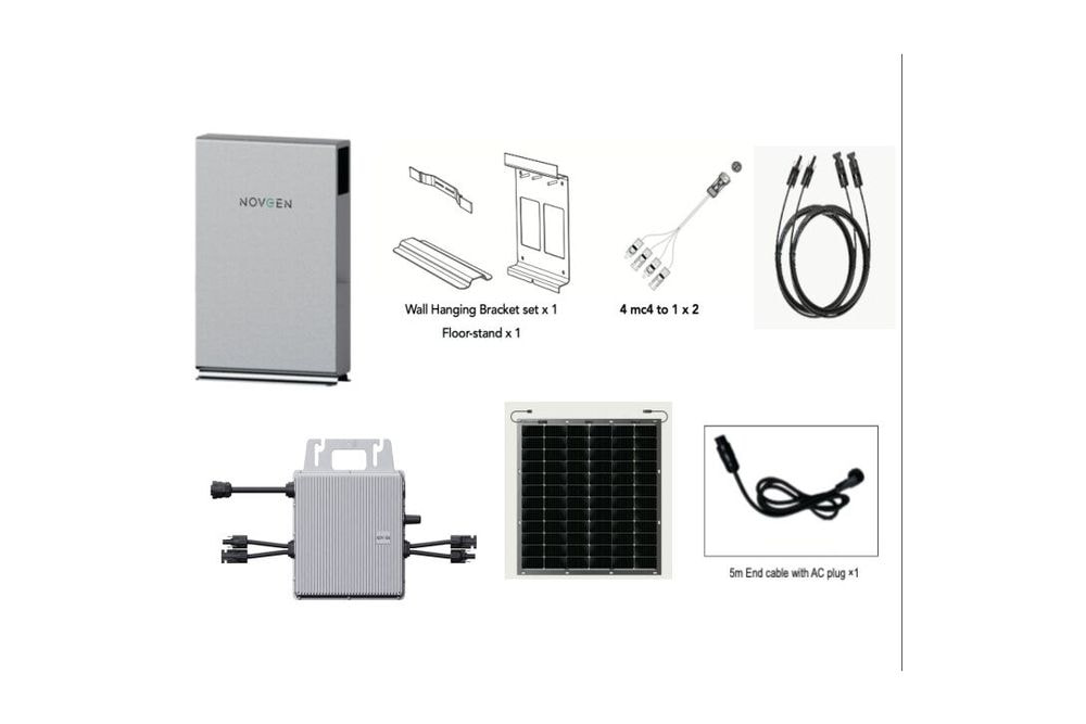 SunWave-Pro 800W/2400Wh Set von NOVGEN