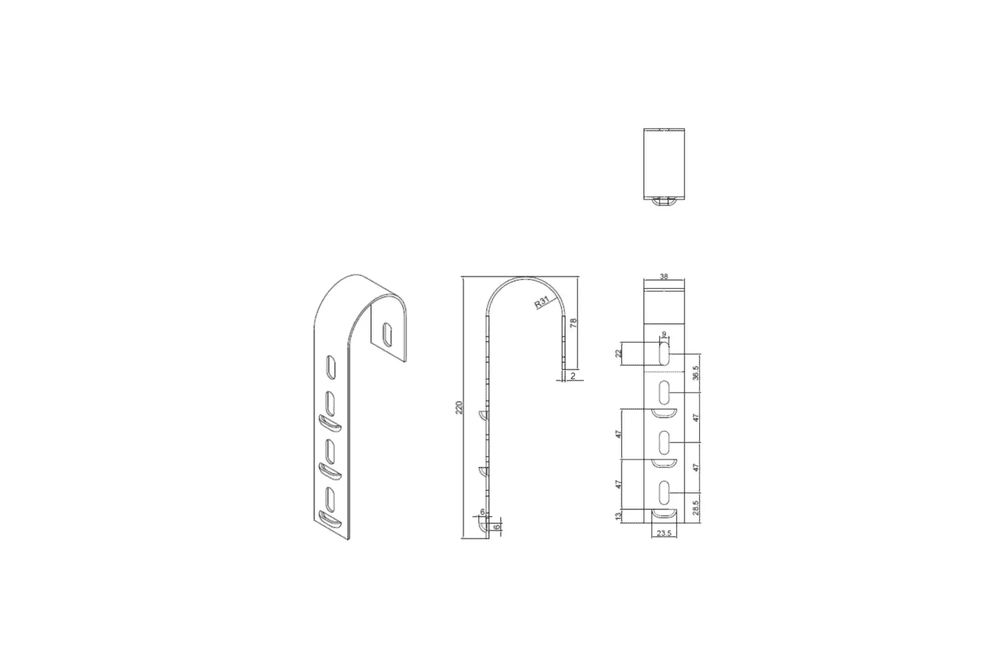 Universal Balcony Solar Module Mount For Railings