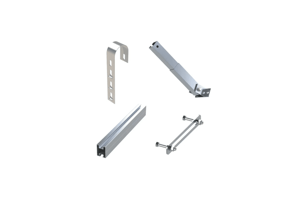 Universal Balcony Solar Module Mount For Railings