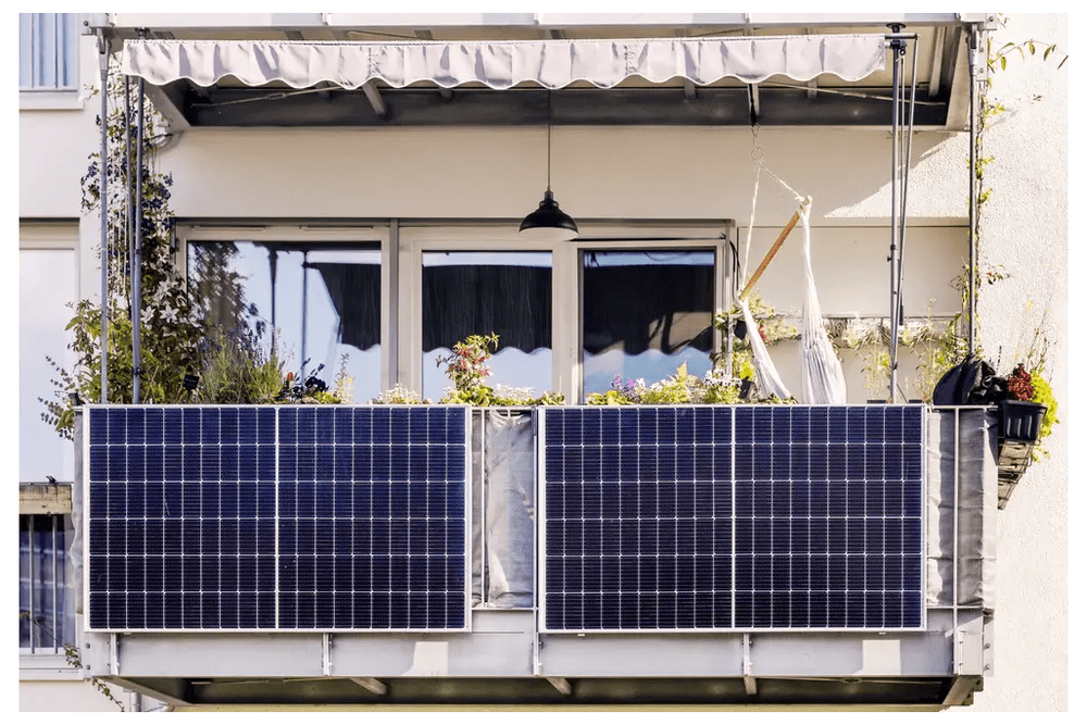 Universal Balcony Solar Module Mount For Railings