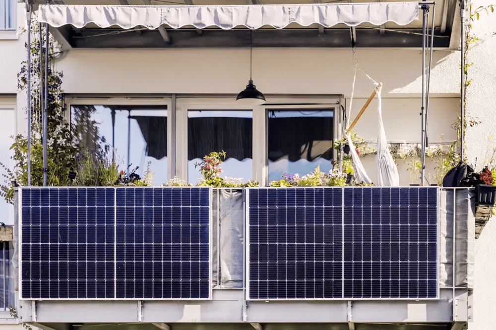 Universal Balcony Solar Module Mount For Railings