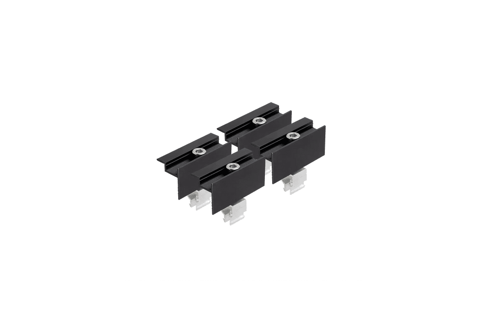 Trapezblechdach Montageset für 2 Module – Ideal für Photovoltaik-Balkonkraftwerke (30mm)