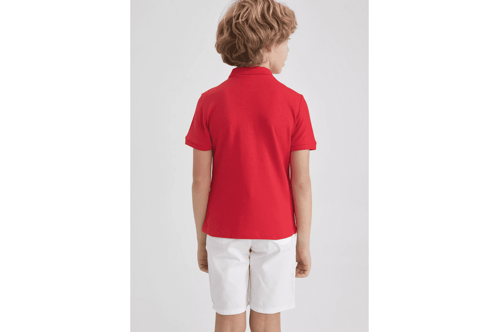 Short Sleeve Cotton Polo T-Shirt