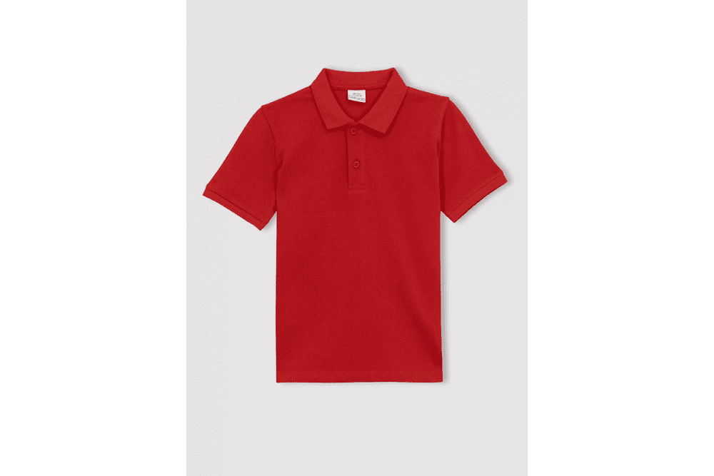 Short Sleeve Cotton Polo T-Shirt