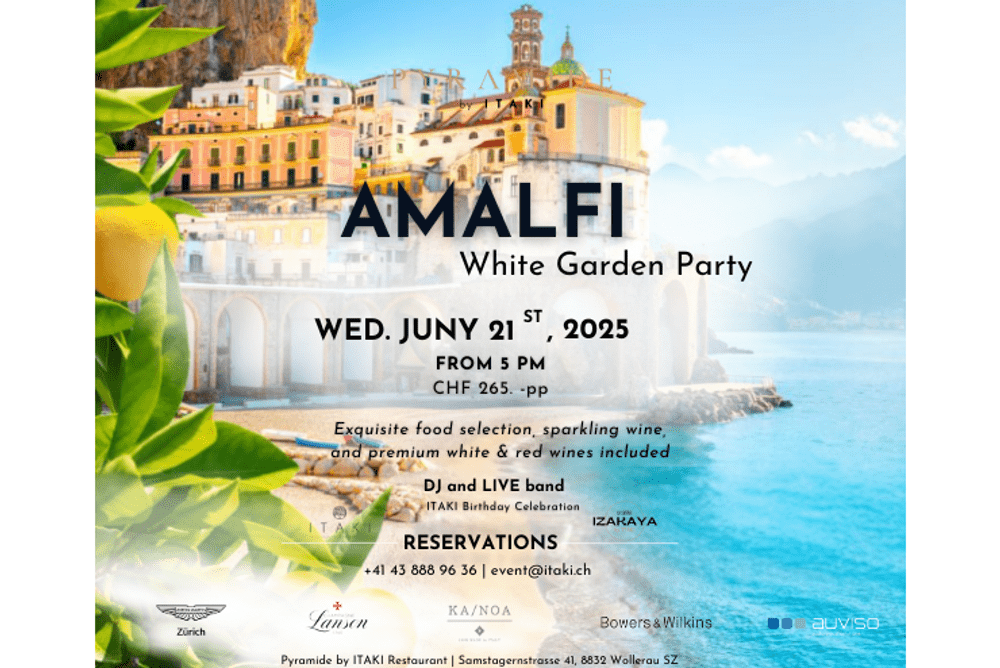 Amalfi White Garden Party