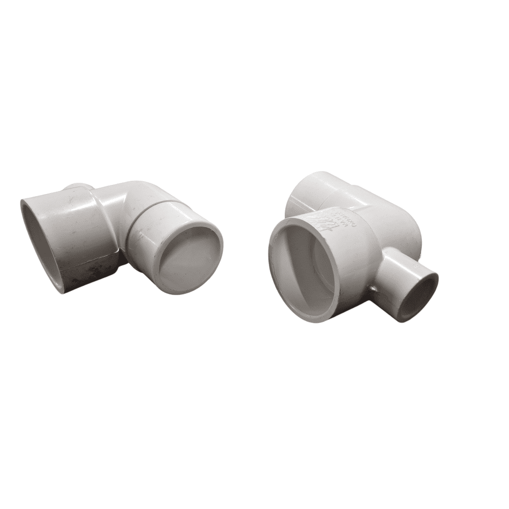 PVC Reduktion Muffe Winkel 90