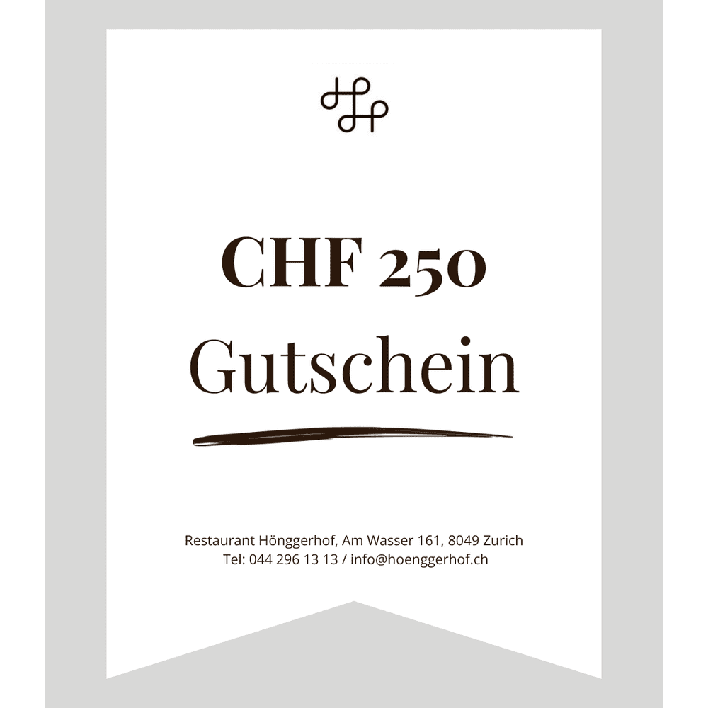 Voucher worth CHF 250