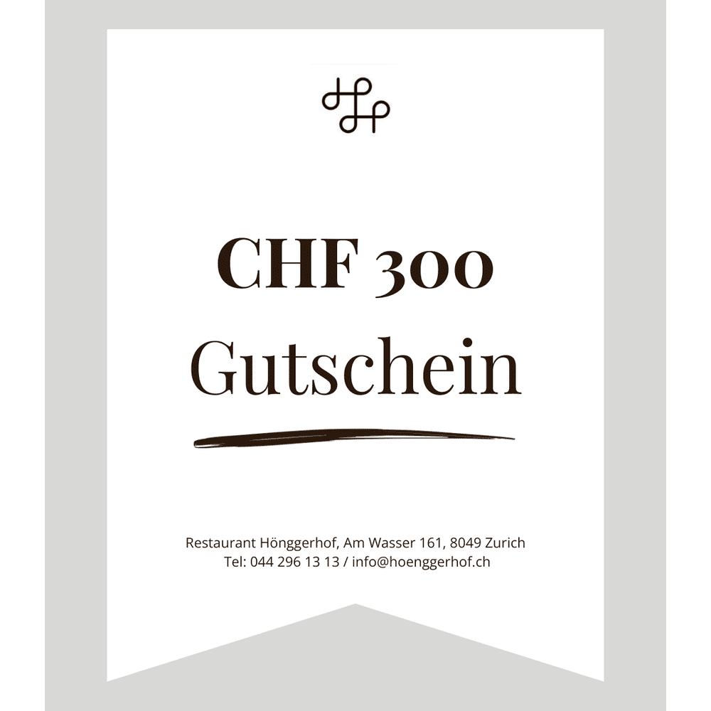 Gutschein im Wert von CHF 300