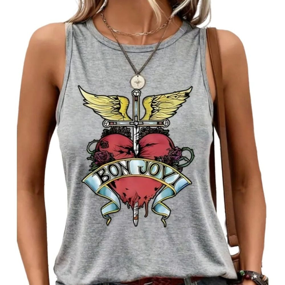 Tank Tops - Jon Bon Jovi Mujer