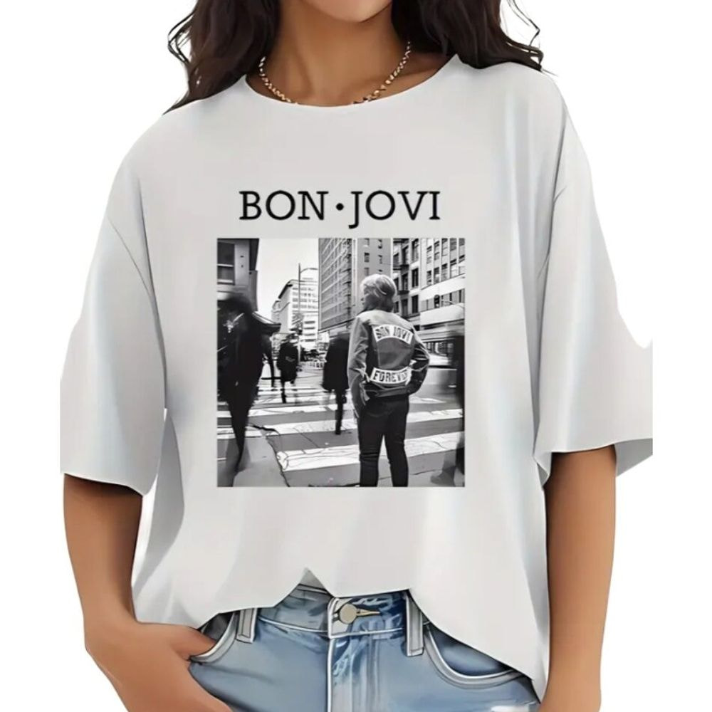 T-Shirt Jon Bon Jovi Damen