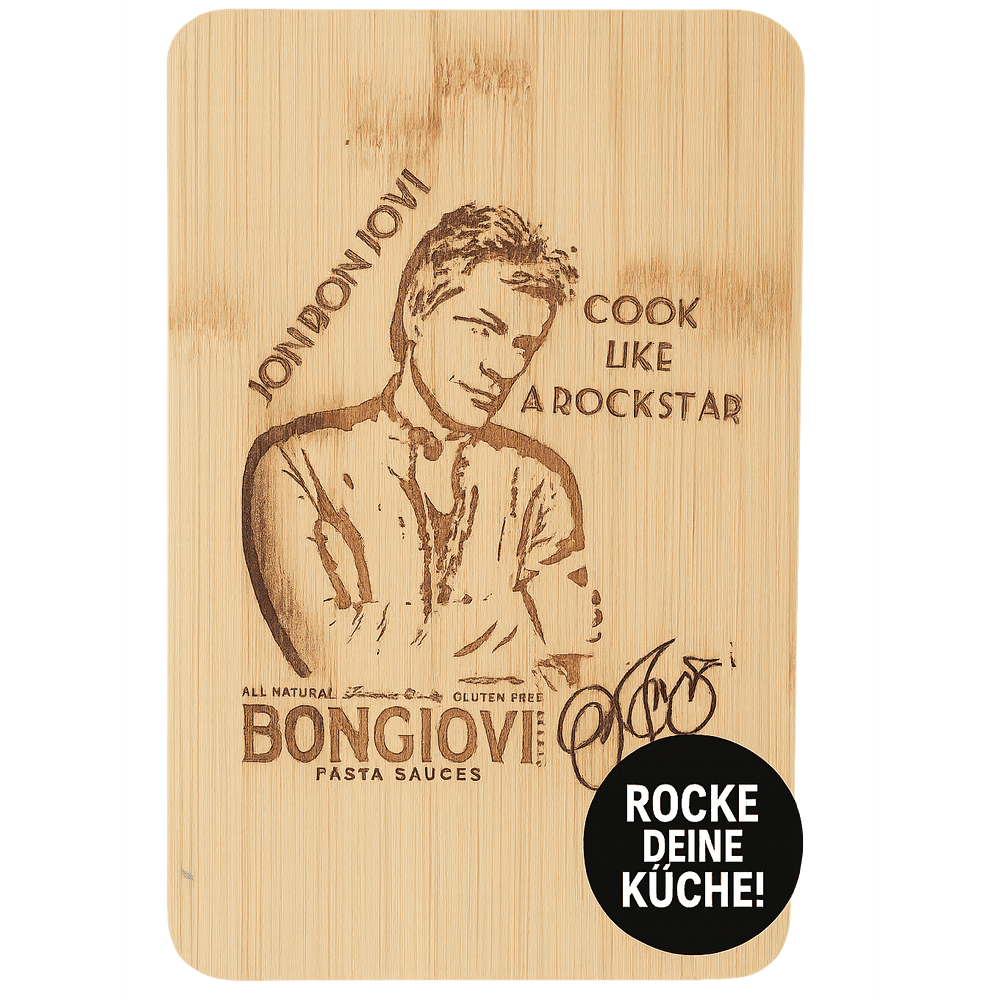 Jon Bon Jovi Holzschneide Brett